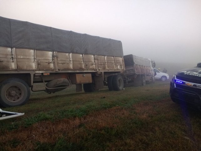 El accidente ocurrido en la madrugada de hoy