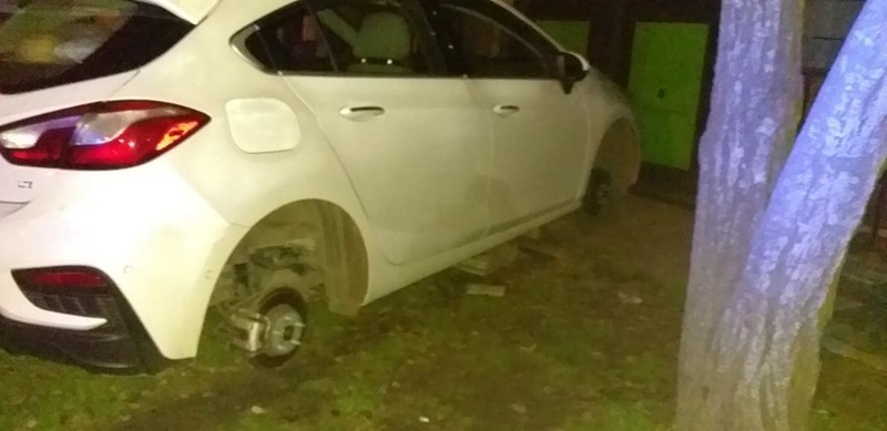 Otro de los vehículos siniestrados Otro de los vehículos siniestrados