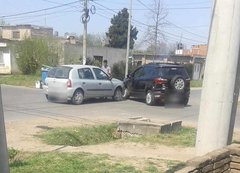 El siniestro en una de las esquinas del barrio El siniestro en una de las esquinas del barrio