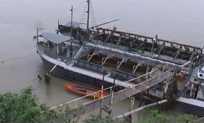 El barco donde trabajaba el mec&aacute;nico