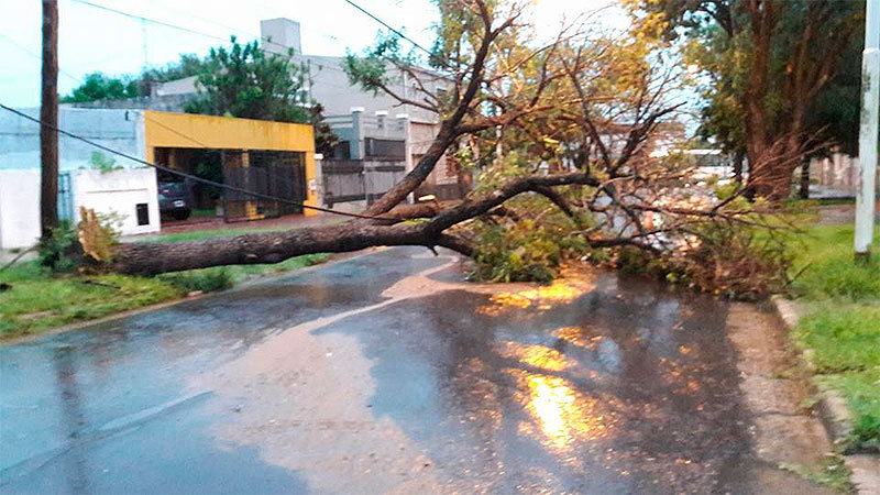 Una fuerte tormenta en toda la regi&oacute;n