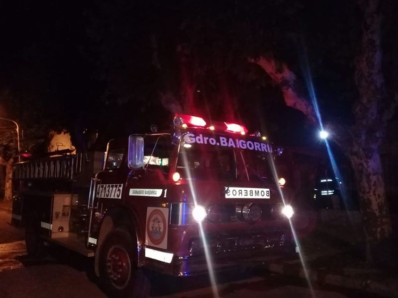 El trabajo de los Bomberos en el lugar