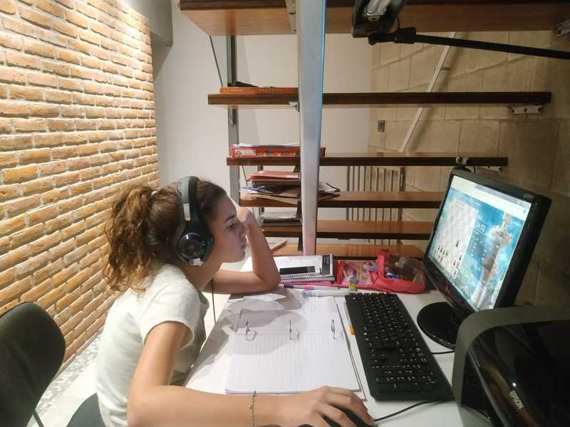 Una de las alumnas de la ciudad Una de las alumnas de la ciudad