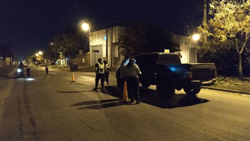 El operativo realizado sobre la 34 S El operativo realizado sobre la 34 S