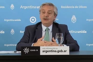 El mandatario argentino