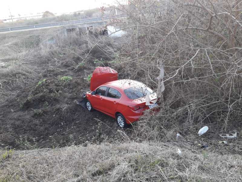 El segundo accidente de la ma&ntilde;ana