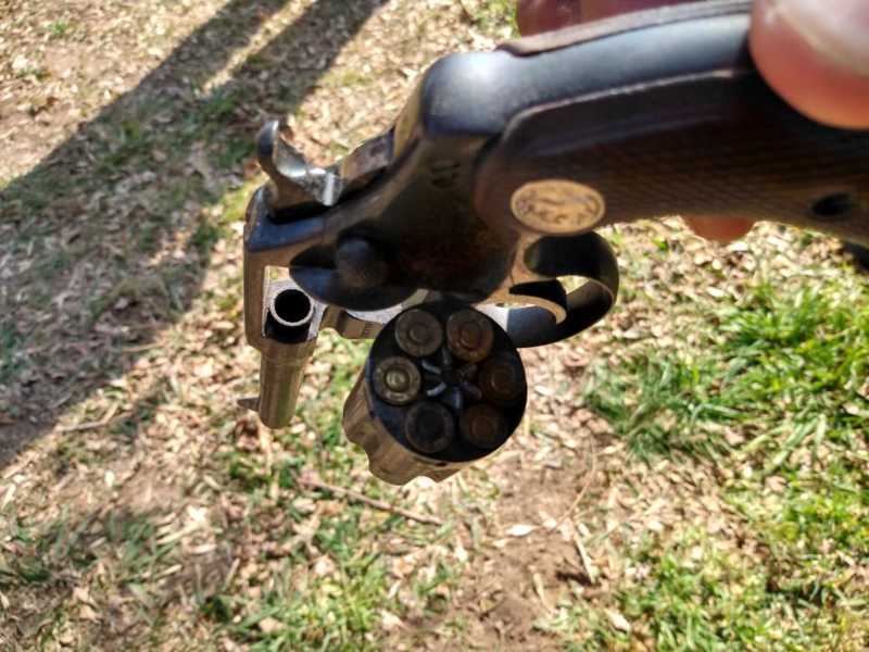 El revolver secuestrado