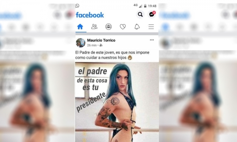 La publicación misógina en redes