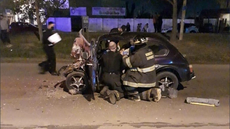 La colisi&oacute;n en plena ruta 11