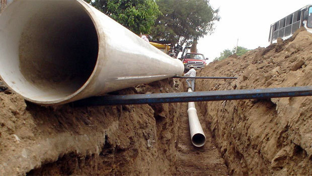 Obra en la zona oeste de la ciudad