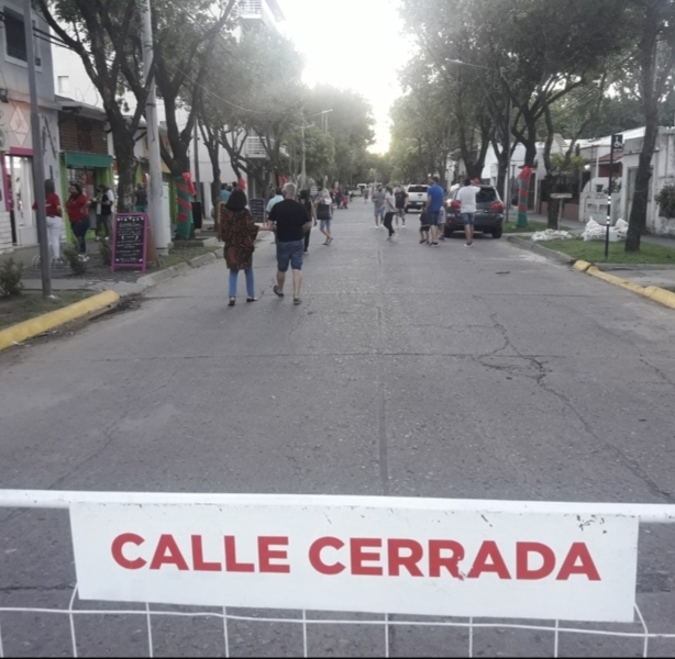 La peatonal calle Rivadavia