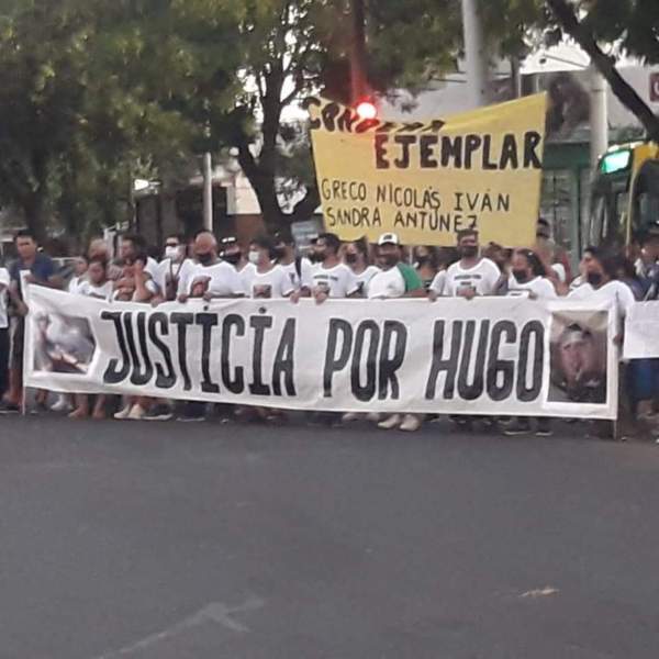 Los manifestantes en la zona norte