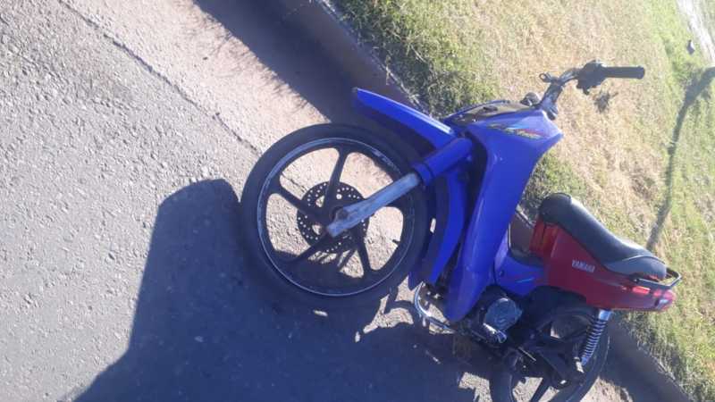 La moto secuestrada La moto secuestrada