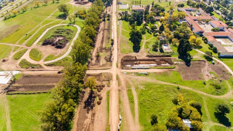 El proyecto en plena ejecución