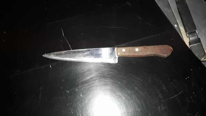 El arma secuestrada