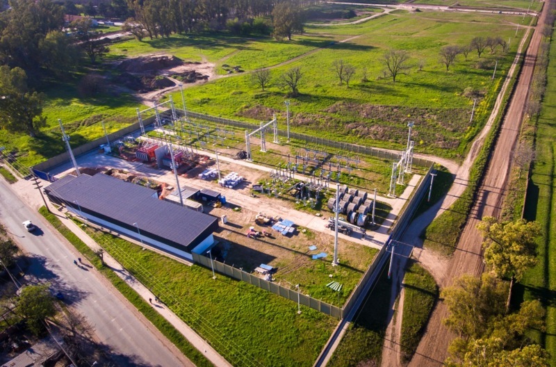 Imagen de Se realizan trabajos de conexi&oacute;n subterr&aacute;nea en la Estaci&oacute;n Transformadora Baigorria