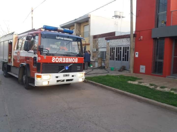 La vivienda incendiada La vivienda incendiada