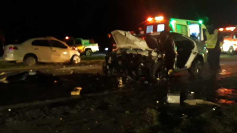 Accidente sobre el km 2