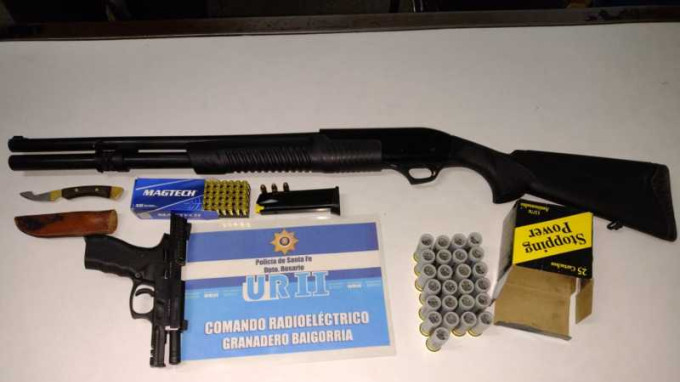 Las armas secuestradas
