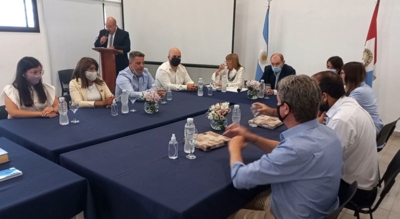 El acto realizado en la Estación Esperanza