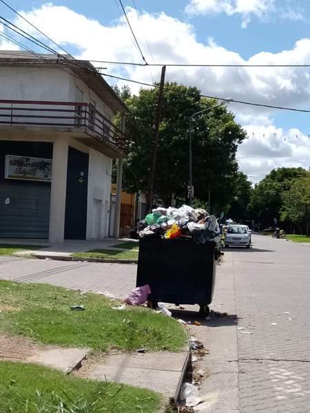 Uno de los contenedores de la ciudad