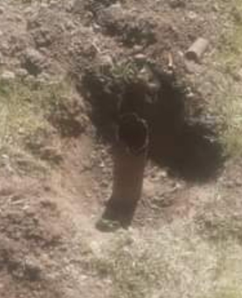 El lugar del accidente