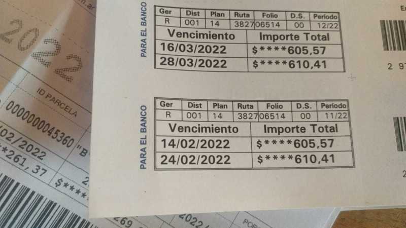 Facturas vencidas