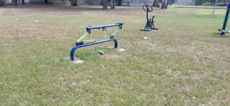 Los aparatos vandalizados