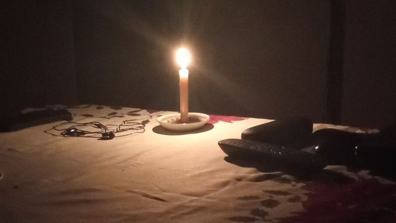 A la luz de las velas