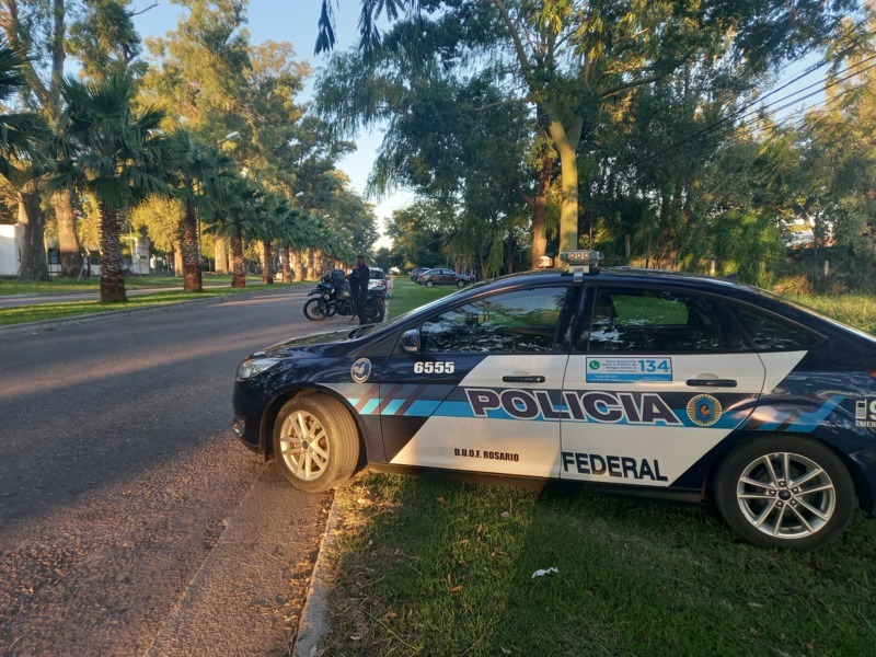 El m&oacute;vil policial