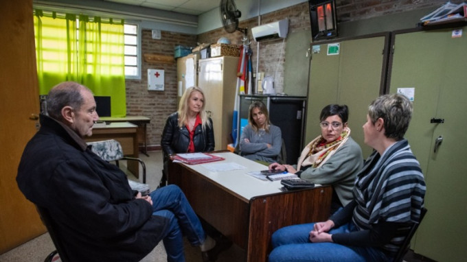La reuni&oacute;n en el municipio local
