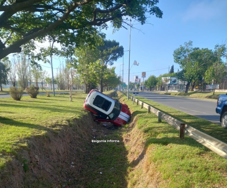 El veh&iacute;culo accidentado