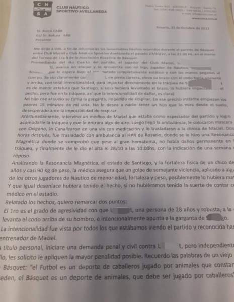La dura carta de un padre La dura carta de un padre