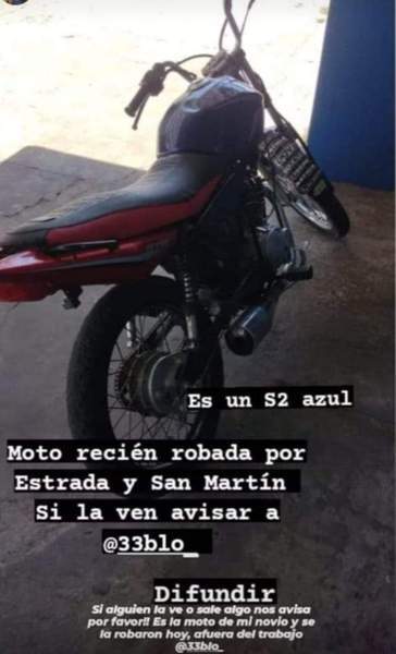 Moto robada