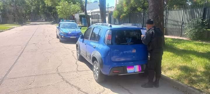 El auto recuperado