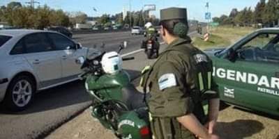 Gendarmería en acción