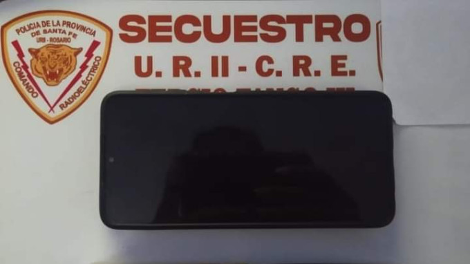 El arma secuestrada