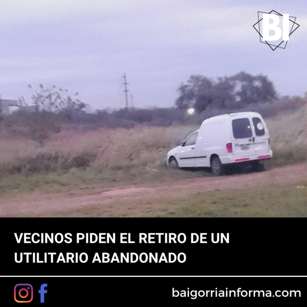 Imagen de Piden por el retiro de un vehículo abandonado