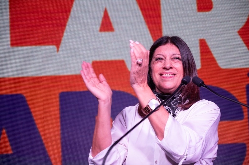 La legisladora socialista La legisladora socialista