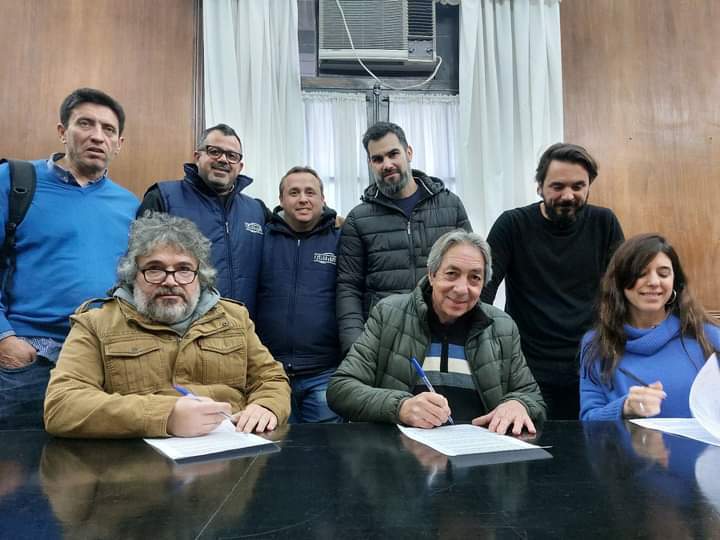 La firma del convenio