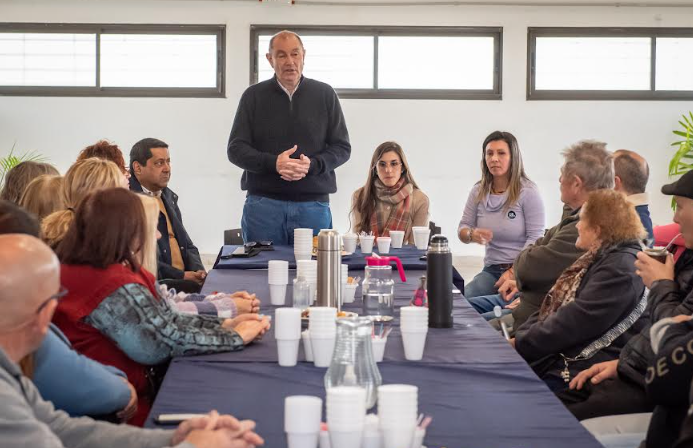 El mandatario con las instituciones