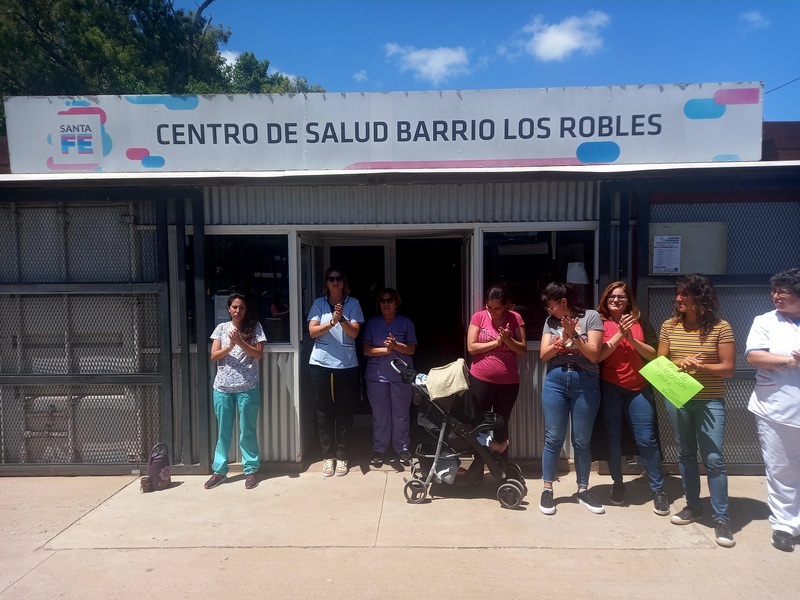 La protesta durante la jornada de hoy