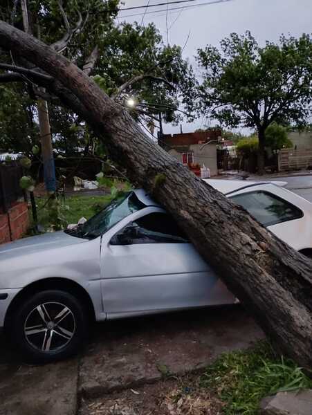 Uno de los autos involucrados