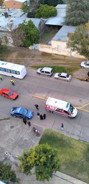 El accidente en barrio centro El accidente en barrio centro