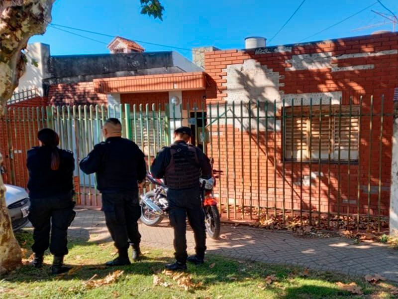 El domicilio del vecino asesinado