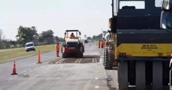 Los trabajos en el corredor vial