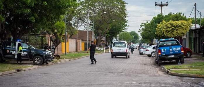 Policías en acción