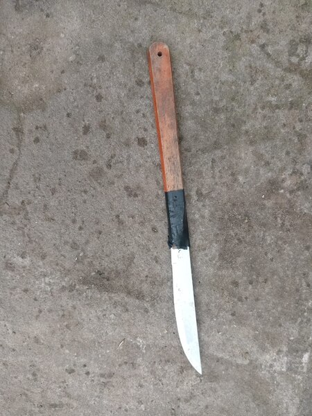 El arma secuestrada