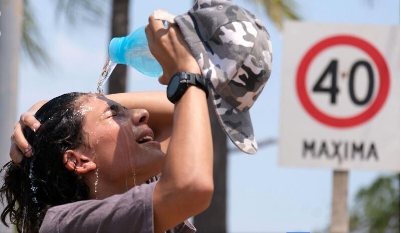 A resguardarse del calor