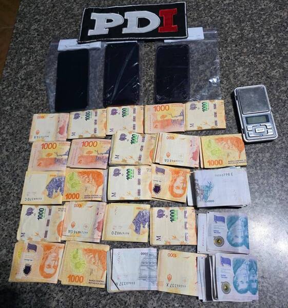 Material secuestrado